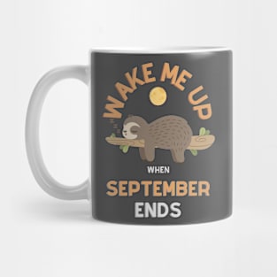 Funny cute animal - sleeping slothe Mug